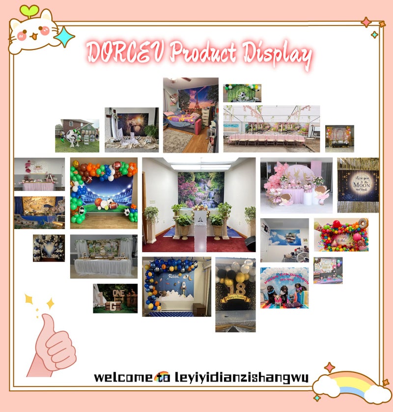 DORCEV 10x8ft All Stars Sports Backdrop Outdoor Sports Theme Boy Kid Birthday Party Photography Background Sports Stadium Field American Football Baseball Light School Game Banner Photo Studio Props - Image 4